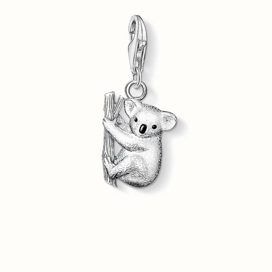 Jewelry Thomas Sabo Jewellery | Thomas Sabo Koala Charm 925 Sterling Silver Cold Enamel