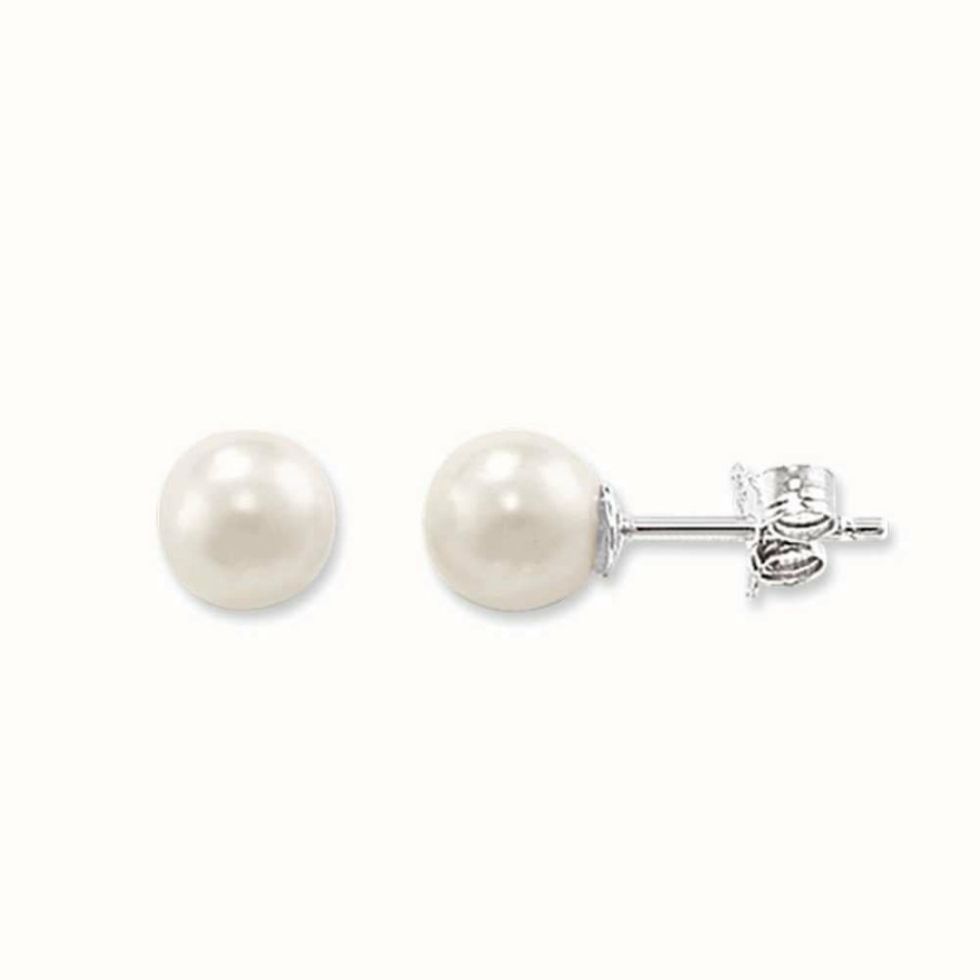 Jewelry Thomas Sabo Jewellery | Thomas Sabo Earstuds White 925 Sterling Silver/ Freshwater Pearl