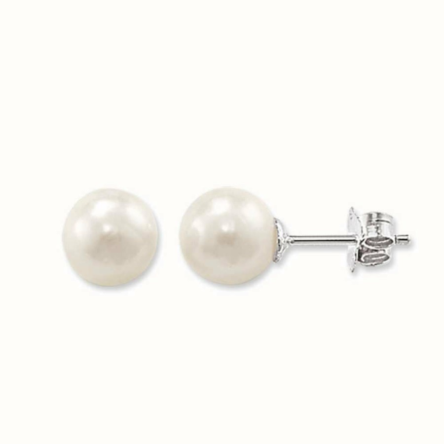 Jewelry Thomas Sabo Jewellery | Thomas Sabo Earstuds White 925 Sterling Silver/ Freshwater Pearl