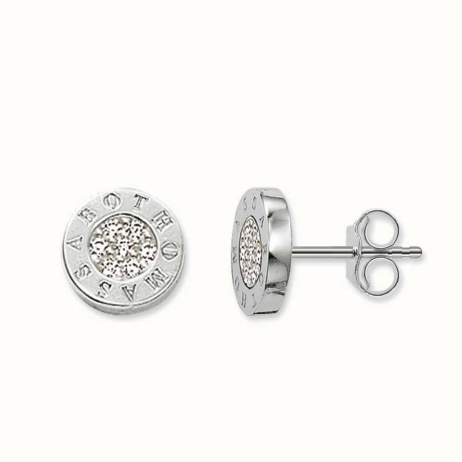 Jewelry Thomas Sabo Jewellery | Thomas Sabo Earstuds White 925 Sterling Silver/ Zirconia