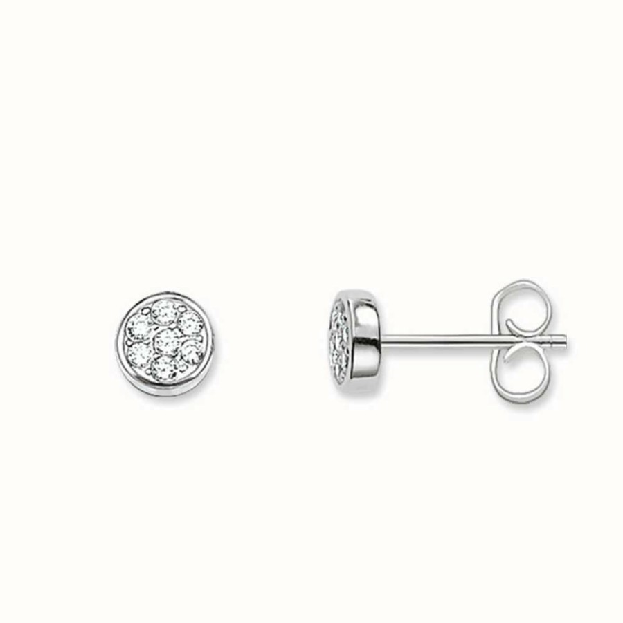 Jewelry Thomas Sabo Jewellery | Thomas Sabo Earstuds White 925 Sterling Silver/ Zirconia