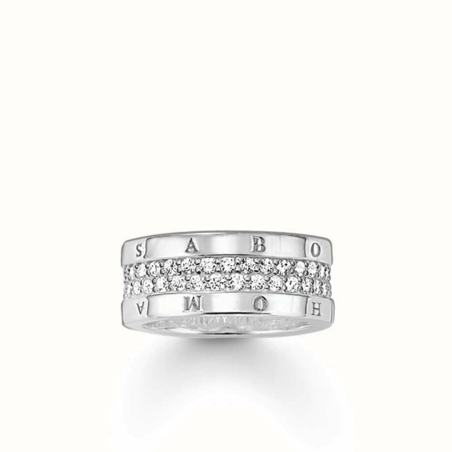 Jewelry Thomas Sabo Jewellery | Thomas Sabo Ring White 925 Sterling Silver/ Zirconia