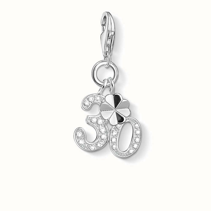 Jewelry Thomas Sabo Jewellery | Thomas Sabo 30 Charm White 925 Sterling Silver/ Zirconia