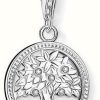 Jewelry Thomas Sabo Jewellery | Thomas Sabo Tree Of Life Charm White 925 Sterling Silver/ Zirconia