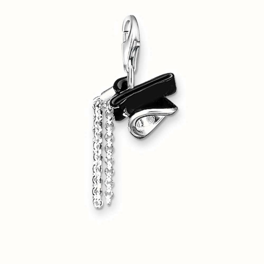 Jewelry Thomas Sabo Jewellery | Thomas Sabo Womans Mortarboard Pendant Graduation Cap Sterling Silver