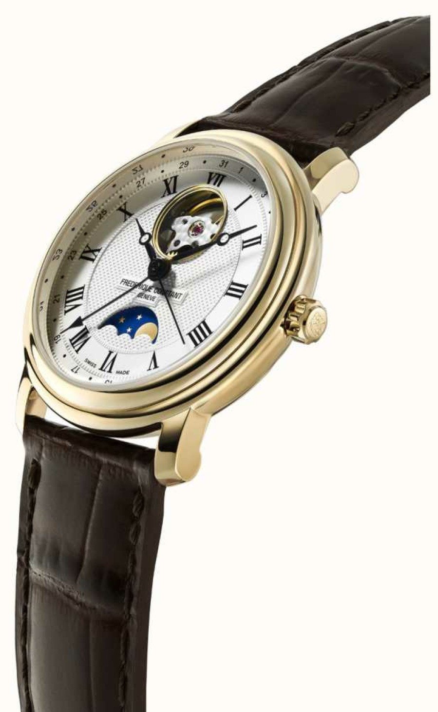 Men'S Frederique Constant | Frederique Constant Men'S Classics Moonphase Heart Beat Automatic