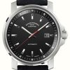 Men'S Muhle Glashutte | Muhle Glashutte 29Er Big Leather Band Black Dial