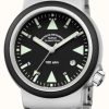 Men'S Muhle Glashutte | Muhle Glashutte S.A.R. Rescue-Timer Stainless Steel Band Black Dial