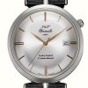 Men'S J&T Windmills | J&T Windmills Men'S Threadneedle Mechanical Watch Sterling Silver Rose Gold