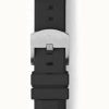 Men'S Elliot Brown | Elliot Brown Men'S 22Mm Black Rubber Tongue Buckle Strap Only