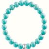 Jewelry Thomas Sabo Jewellery | Thomas Sabo Turquoise Sterling Silver Charm Bracelet