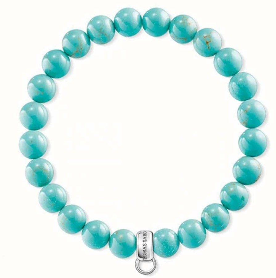 Jewelry Thomas Sabo Jewellery | Thomas Sabo Turquoise Sterling Silver Bracelet