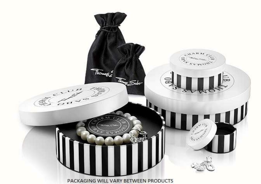 Jewelry Thomas Sabo Jewellery | Thomas Sabo Sterling Silver Obsidian Bracelet