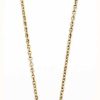 Jewelry Fiorelli | Fiorelli Gold 9K Yellow Gold Pave Citrine Disc Necklace