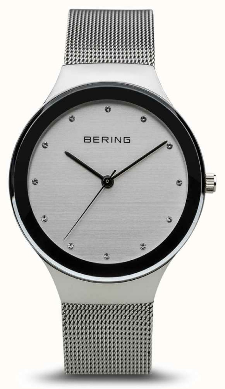 Women'S Bering | Bering Women'S Classic | Polished Silver | Silver Mesh Bracelet