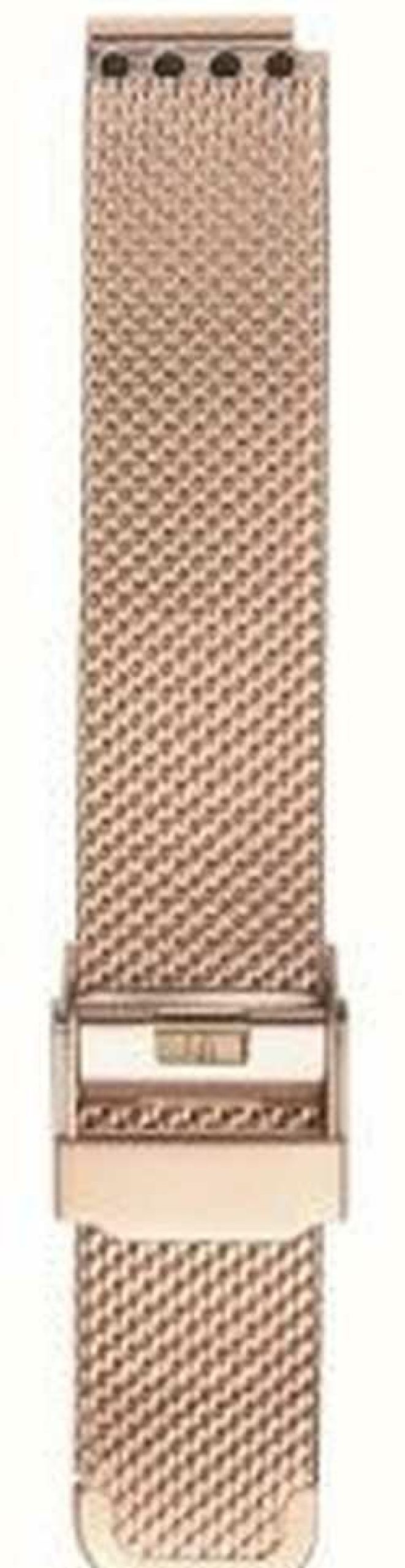 Women'S Bering | Bering Womans Milanese Rose Gold Mesh Strap