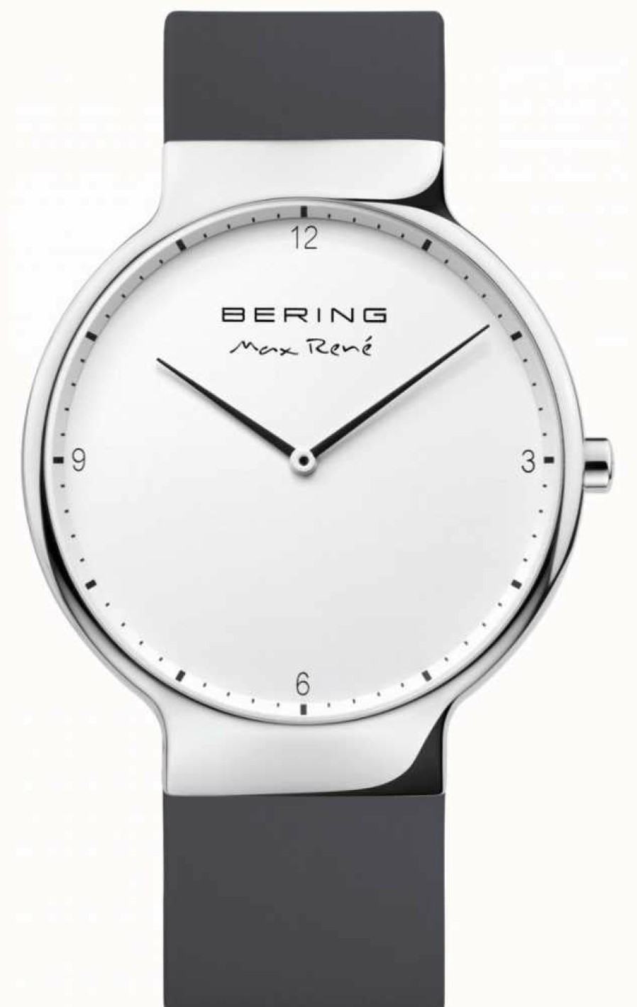 Men'S Bering | Bering Men'S Max Rene Interchangeable Blue Rubber Strap