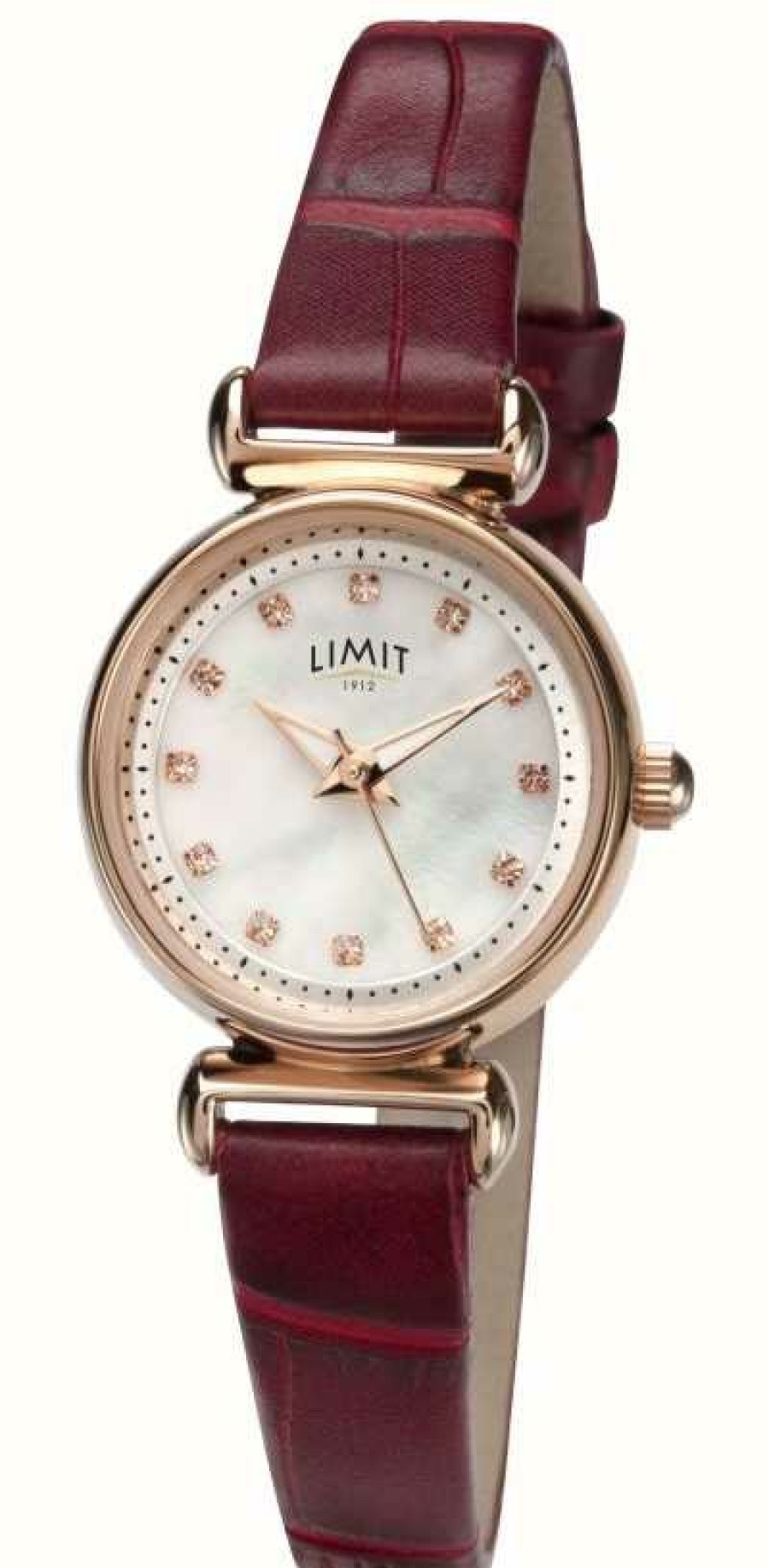 Women'S Limit | Limit Women'S Mother Of Pearl Stone Set Dial Watch