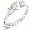 Jewelry Certified Diamond Engagement Rings | Certified Diamond 0.33Ct D Si1 Gia Diamond Engagement Ring