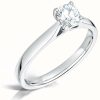 Jewelry Certified Diamond Engagement Rings | Certified Diamond 0.30Ct D Si1 Gia Diamond Engagement Ring