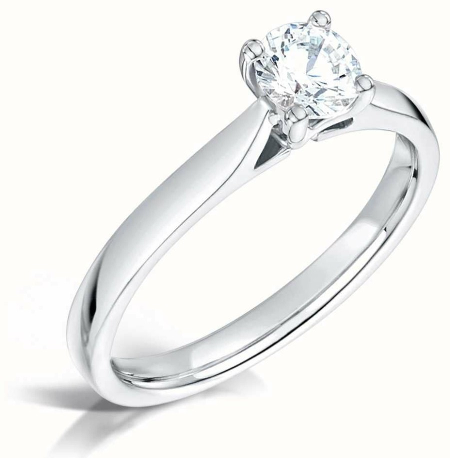 Jewelry Certified Diamond Engagement Rings | Certified Diamond 0.30Ct D Si1 Gia Diamond Engagement Ring