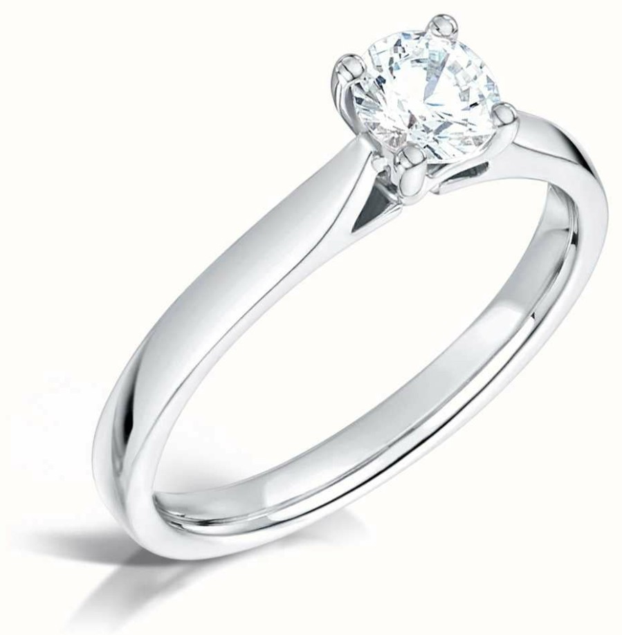 Jewelry Certified Diamond Engagement Rings | Certified Diamond 0.50Ct H Si1 Igi Diamond Engagement Ring