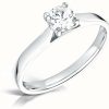 Jewelry Certified Diamond Engagement Rings | Certified Diamond 0.30Ct D Si1 Gia Diamond Engagement Ring