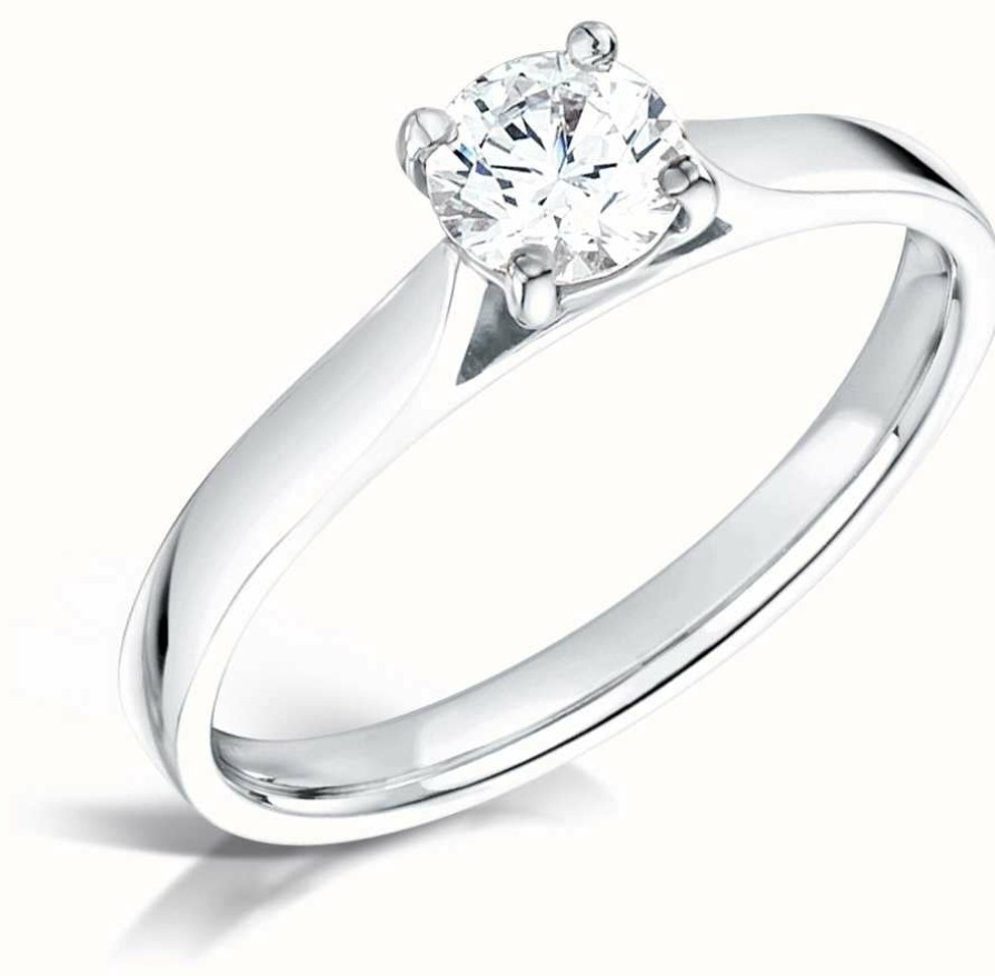 Jewelry Certified Diamond Engagement Rings | Certified Diamond 0.30Ct D Si1 Gia Diamond Engagement Ring