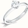 Jewelry Certified Diamond Engagement Rings | Certified Diamond 0.30Ct D Si1 Igi Diamond Engagement Ring