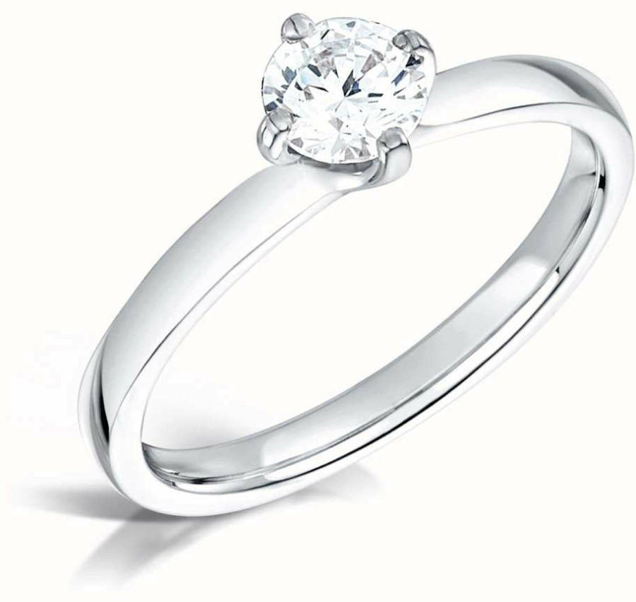 Jewelry Certified Diamond Engagement Rings | Certified Diamond 0.40Ct H Si1 Igi Diamond Engagement Ring