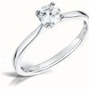 Jewelry Certified Diamond Engagement Rings | Certified Diamond 0.50Ct D Si1 Igi Diamond Engagement Ring