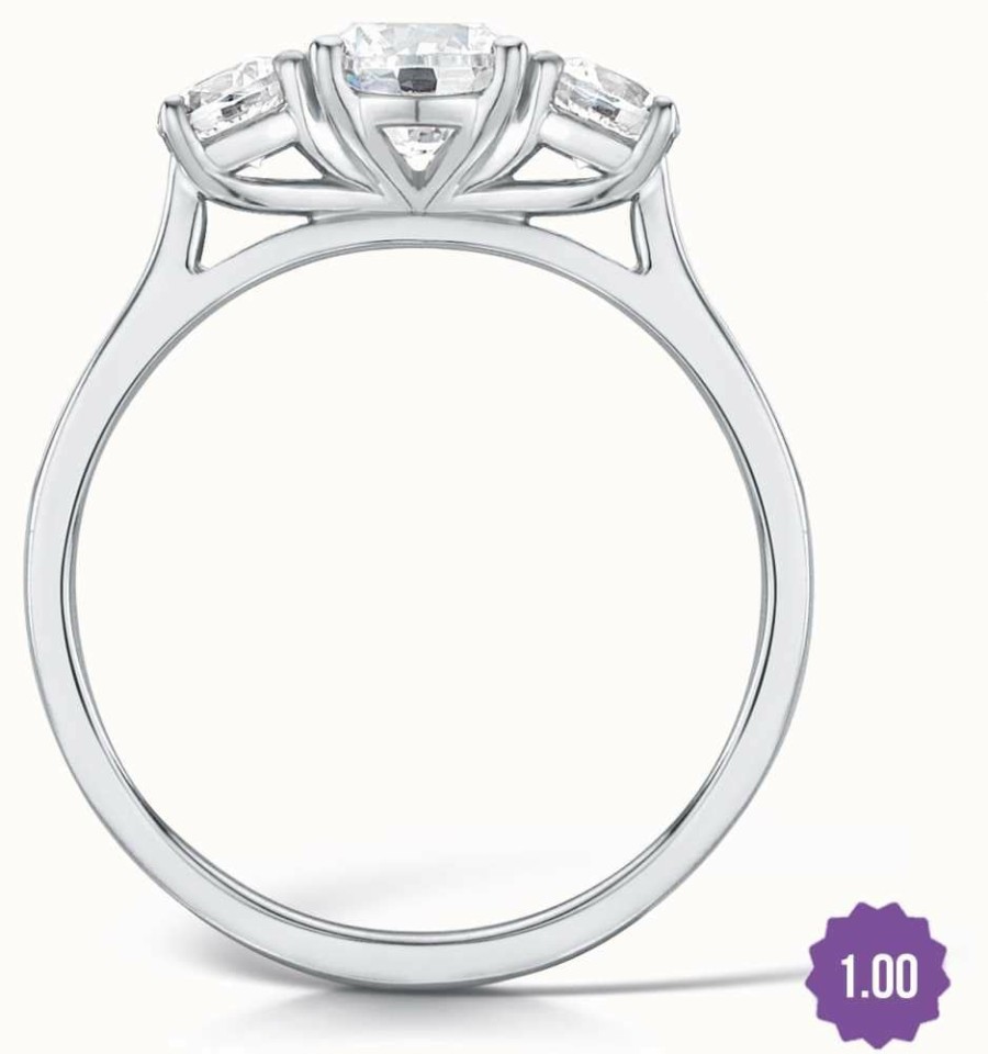 Jewelry Certified Diamond Engagement Rings | Certified Diamond 0.61Ct H Si1 Igi Diamond Engagement Ring