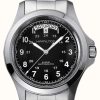 Men'S Hamilton | Hamilton Khaki Field King Automatic (40Mm) Black Dial / Stainless Steel