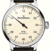 Men'S MeisterSinger | Meistersinger Men'S Classic No. 3 Automatic Ivory