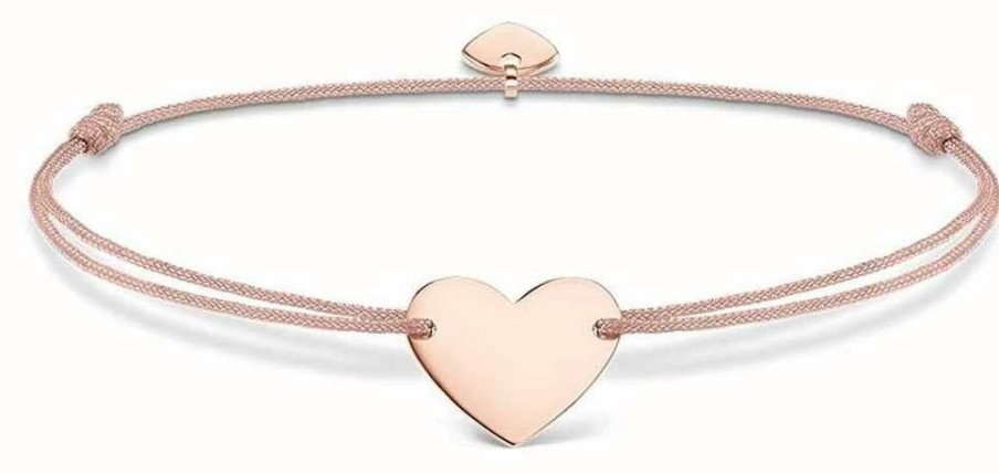 Jewelry Thomas Sabo Jewellery | Thomas Sabo Sterling Silver Glam And Soul Little Secrets Rose Gold Heart