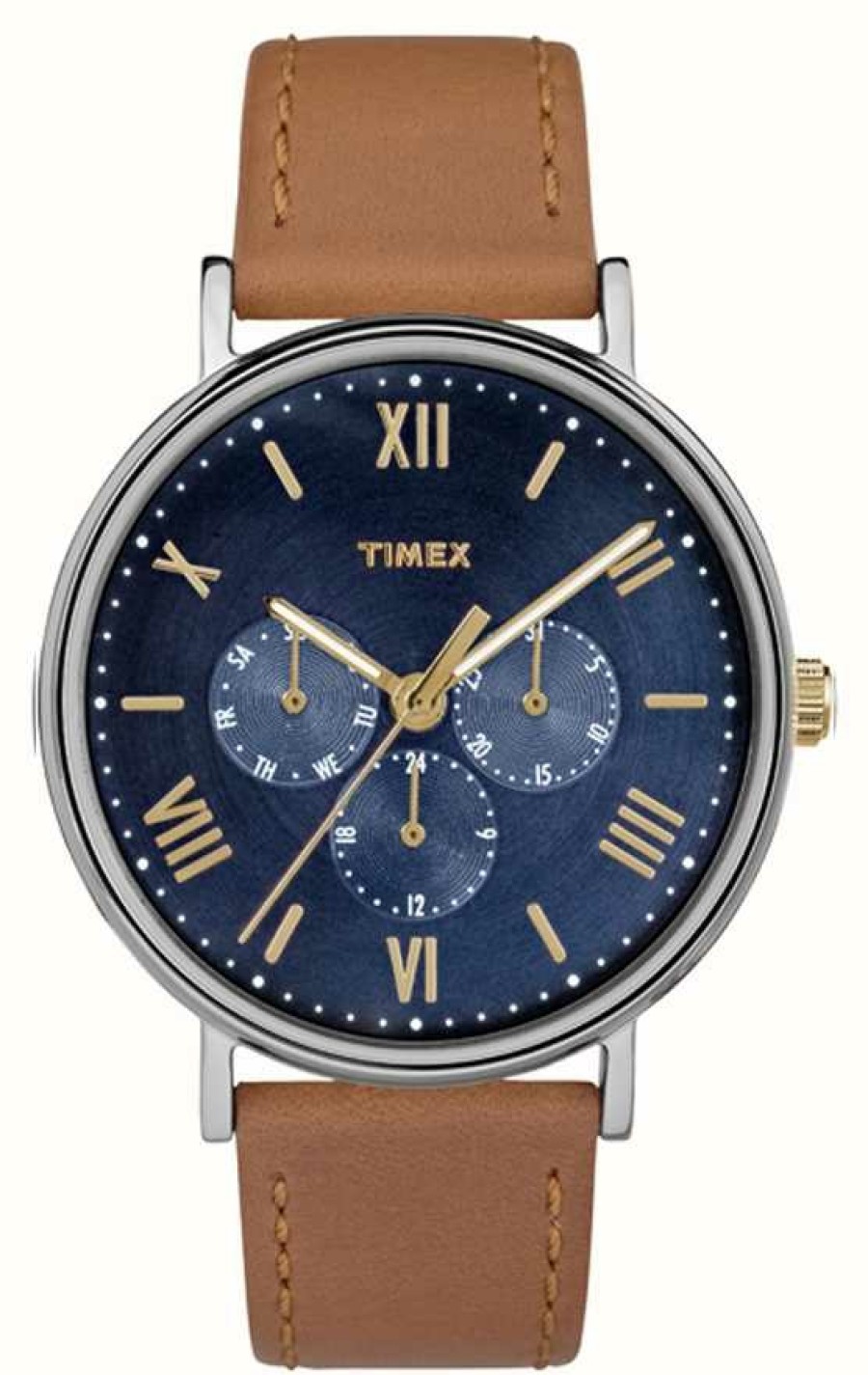 Women'S Timex | Timex Men'S Southview Multifunction Chronograph Brown