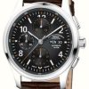 Men'S Muhle Glashutte | Muhle Glashutte Men'S Lunova Chronograph Automatic Brown Leather