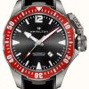 Men'S Hamilton | Hamilton Khaki Navy Frogman Titanium Automatic 1000M (46Mm) Black Dial / Black Rubber Strap