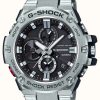 Men'S Casio | Casio G-Steel Bluetooth Triple Connect Men'S Chronograph