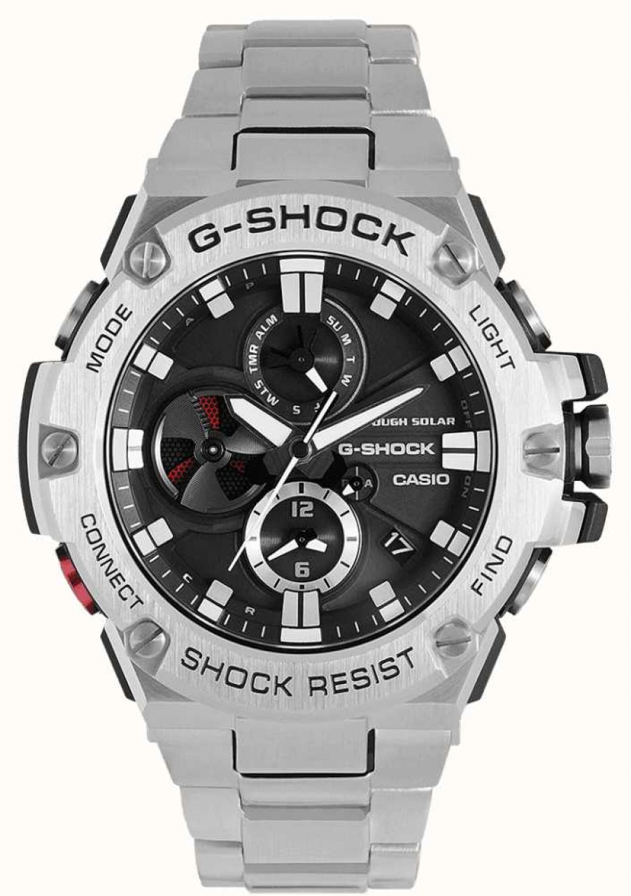 Men'S Casio | Casio G-Steel Bluetooth Triple Connect Men'S Chronograph