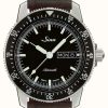 Men'S Sinn | Sinn 104 St Sa I Classic Pilot Watch Dark Brown Vintage Leather