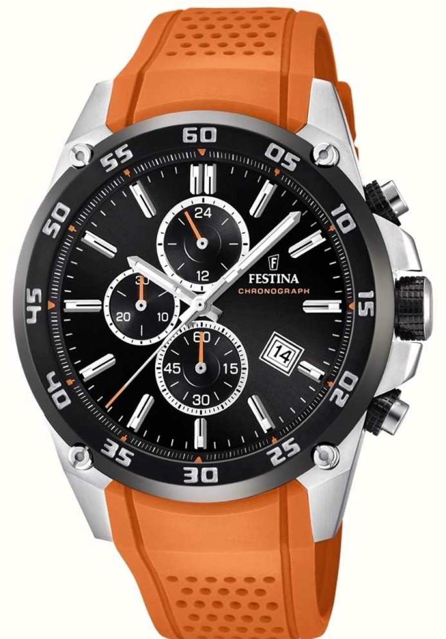 Men'S Festina | Festina Men'S Originals Tour Of Britain 2017 Orange