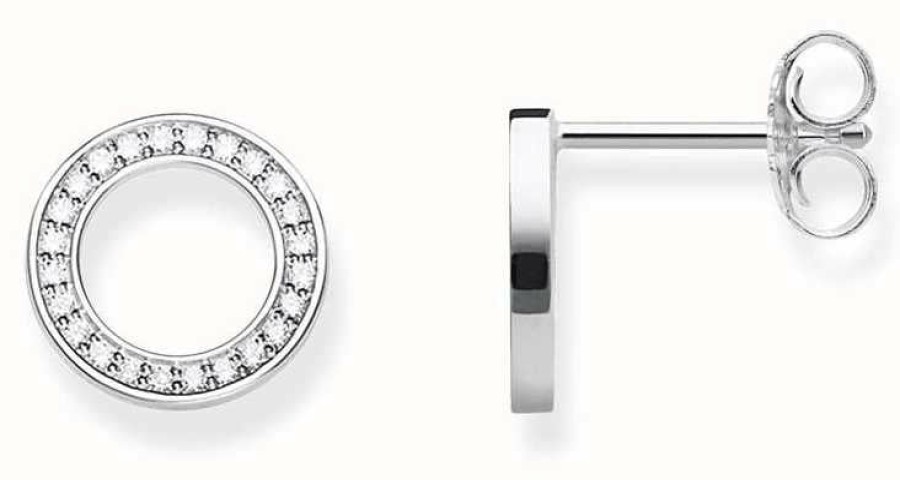 Jewelry Thomas Sabo Jewellery | Thomas Sabo Sterling Silver Circle Studs