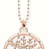 Jewelry Thomas Sabo Jewellery | Thomas Sabo Rose Gold Plated Tree Necklace