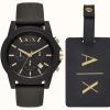 Men'S Armani Exchange | Armani Exchange Men'S Silicone Tag Gift Set