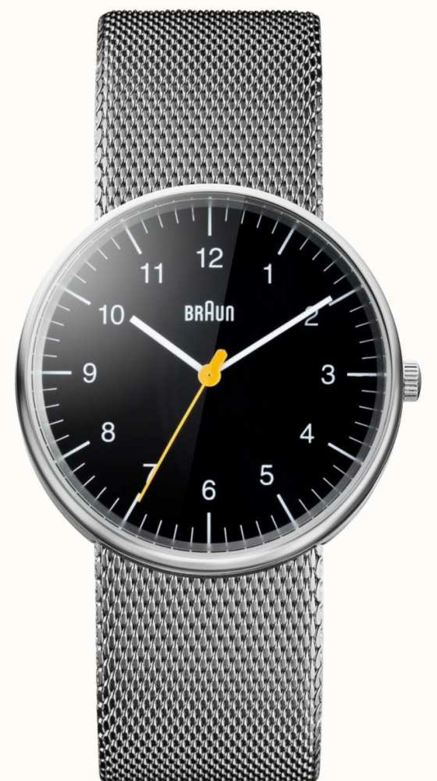 Women'S Braun | Braun Unisex Steel Mesh Bracelet Watch