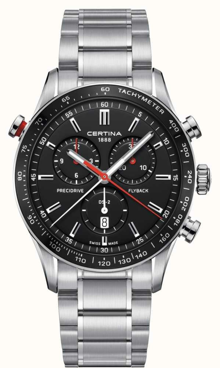 Men'S Certina | Certina Men'S Ds-2 Precidrive Flyback Chronograph Watch