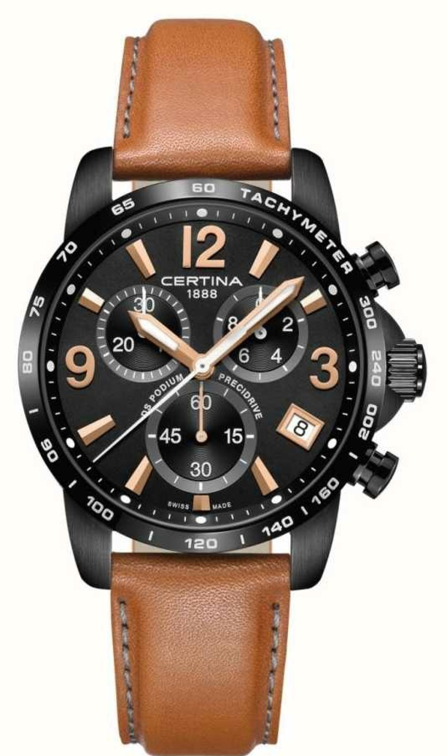 Men'S Certina | Certina Men'S Ds Podium Precidrive Chronograph Watch