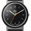 Men'S Braun | Braun Classic 1989 Tribute Design Black Leather Strap Black Dial