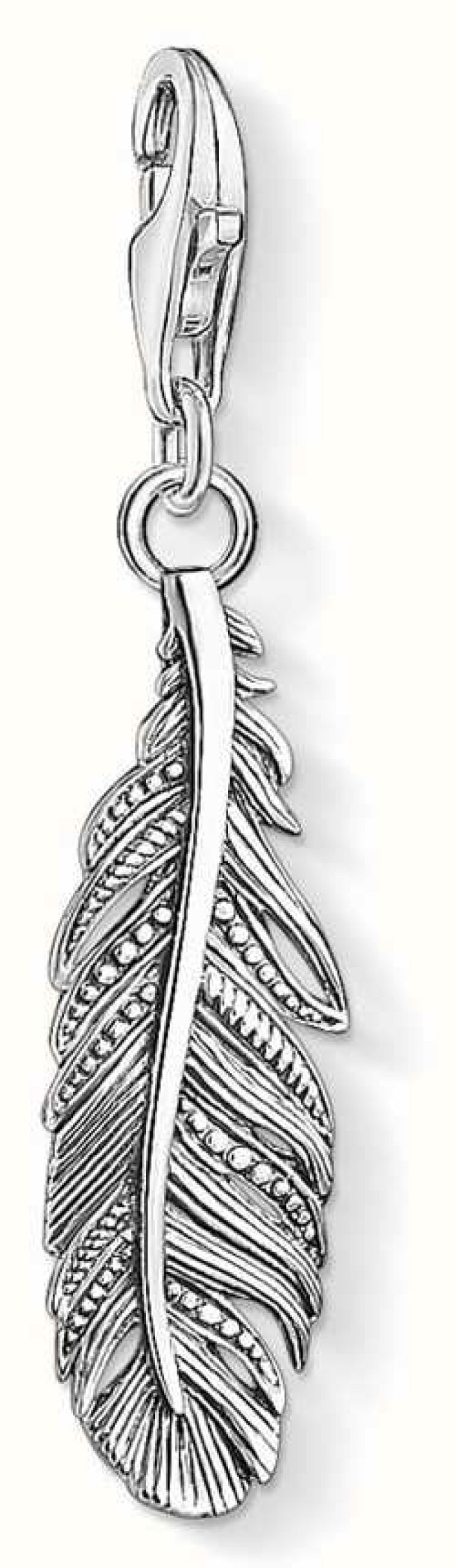 Jewelry Thomas Sabo Jewellery | Thomas Sabo Ethnic Feather Sterling Silver Charm